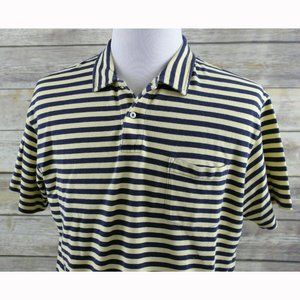 Polo by Ralph Lauren Navy and Cream Striped Shirt